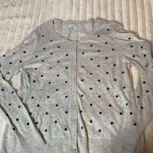 Grey old navy button up sweater small or medium